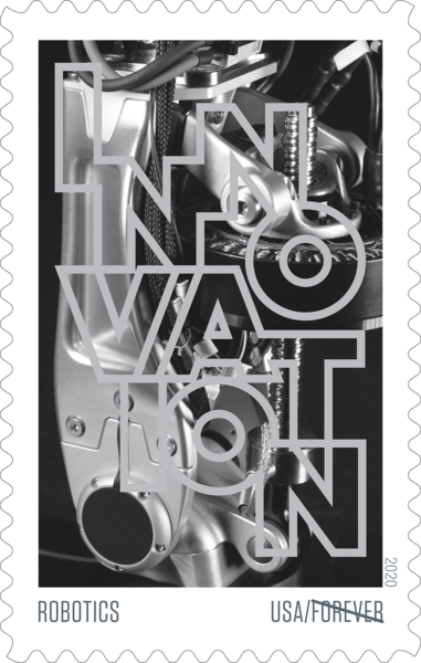 A new U.S. Postal Stamp features MIT Media Lab research in bionics.