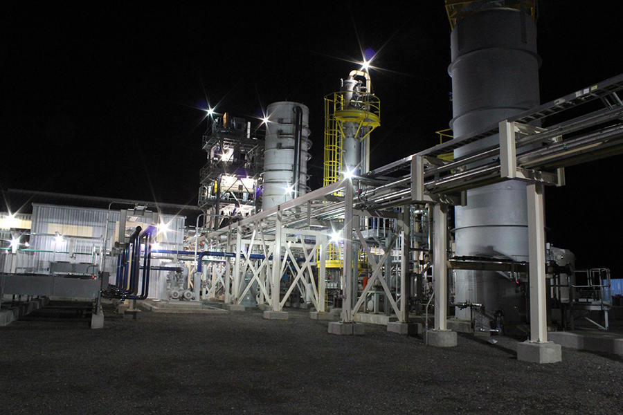 Photo of InEnTec waste conversion facility