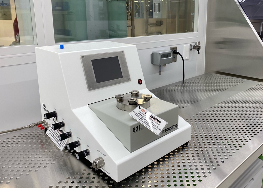 Close-up photo of a piece of lab equipment