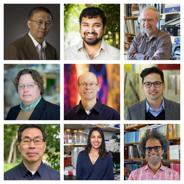 Nine headshot photos of Bose grant winners