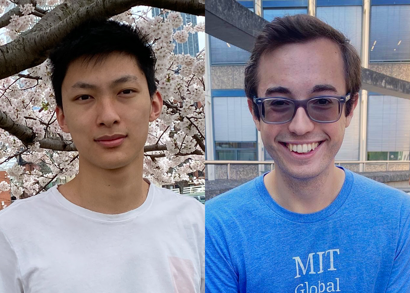Portrait photos of Ian Chen and Kyle Markland