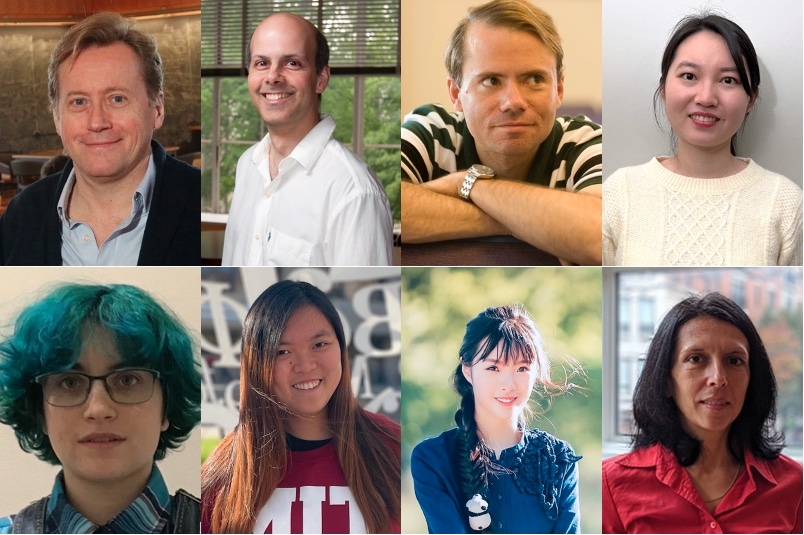 Grid of eight profile photos