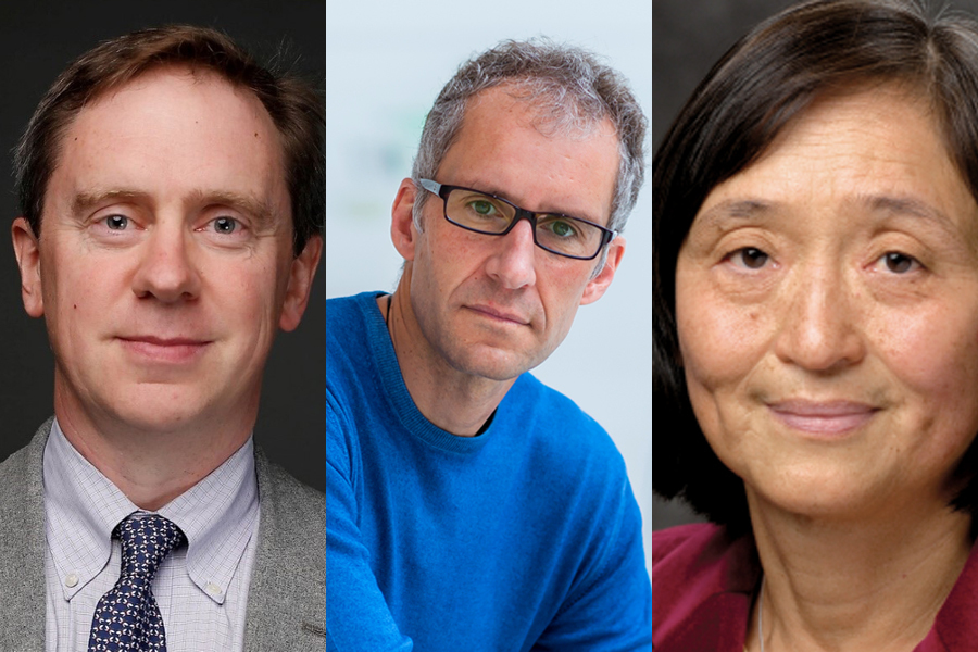 Headshots of Marc Baldo, Jacopo Buongiorno, and Hsiao-hua Burke