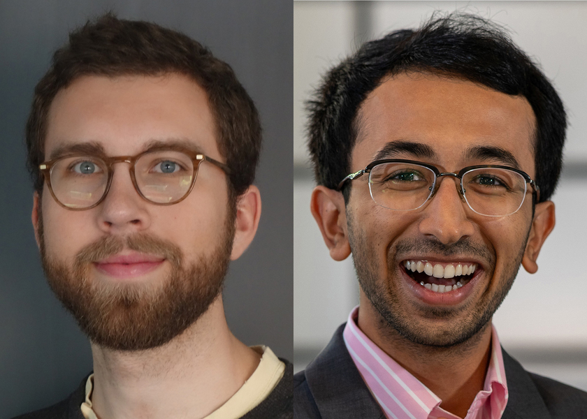 Headshots of Grant Knappe and Arjav Shah