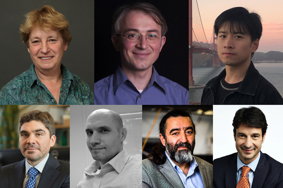 7 headshots of awardees