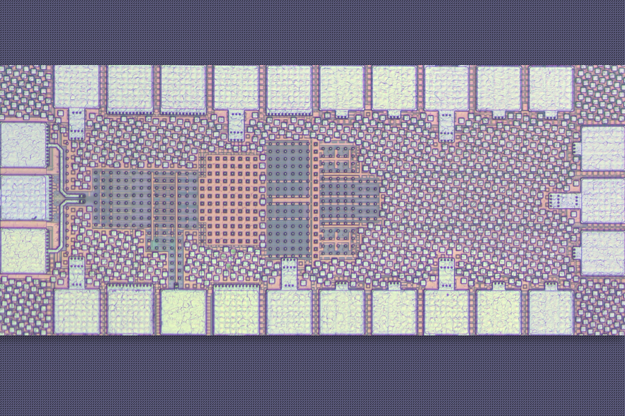 A wireless receiver chip