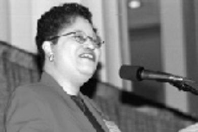 Dr. Shirley Jackson, president of RPI and an MIT alumna, delivers the Martin Luther King Jr. Celebration's keynote address.