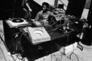 The caption for this photo accompanying an April 4 MIT Tech Talk story on WMBR noted an "unidentified" DJ working at the MIT radio station (then called WTBS) in 1975. The DJ is James E. Clark (SB 1976, SM 1981), who produced a show called "The Ghetto" in the 1970s and also did stints as the station's general manager and program director.