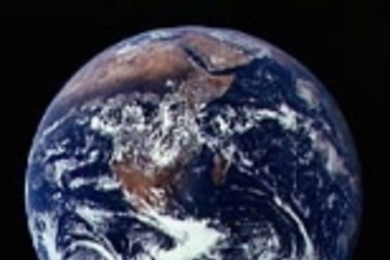 View of the Earth as seen by the Apollo 17 crew.