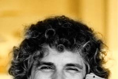 MIT  professor Steven Pinker *  and (foreground, from left) conductor Simon Rattle, singer Marc Bolan, guitarist  Pat Metheny and Bruno, the piano player in the TV show "Fame" (actor  Lee Curreri).