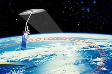 The Hydros satellite will rotate to focus its beam for scanning a wide area of Earth's surface as it circles the planet every 90 minutes at an altitude of 670 kilometers.