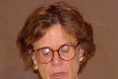 Sheila Widnall speaking at the third annual Brunel Lecture Series on Nov. 4.
