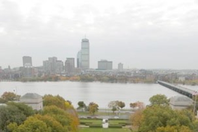 The MIT dome wore its own festive attire for the Red Sox World Series celebration parade Oct. 30. As the sun rose over the dome Oct. 29, two days after the Sox clinched the victory in Game Four, it revealed that the dome had been transformed into a baseball bearing a Red Sox logo. The fabric logo remained until after the parade, when Facilities workers took it down. The Facilities workers in the p...