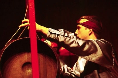 Chris Kline plays the Banyuwangi gongs with the MIT Gamelan Galak Tika. The Balinese-style orchestra performs Nov. 11 in Kresge Auditorium at 8pm.