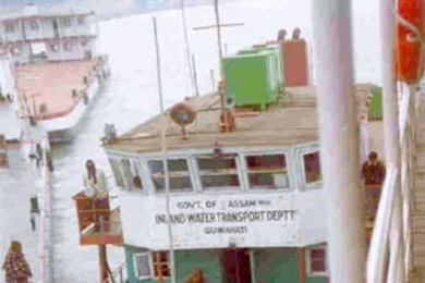 The provincial government of Assam, India, uses boats like the one above on the River Brahmaputra. During monsoons, this boat canï¿½ï¿½ï¿½ï¿½ï¿½ï¿½ï¿½ï¿½ï¿½ï¿½ï¿½ï¿½ï¿½ï¿½ï¿½ï¿½ï¿½ï¿½ï¿½ï¿½ï¿½ï¿½ï¿½ï¿½ï¿½ï¿½ï¿½t forge the currents to go upstream.