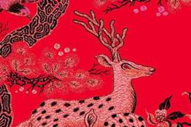 Korean artist Kimsooja combines video and other media to overlay traditional and modern forms. In "The Seven Wishes" (2004), she uses Iris, a fine art inkjet printer, to copy a panel from traditional wedding fabric.