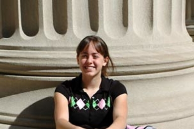 Abigail Clark is younger than most freshmen at MIT, but she said, 'I feel ready.'