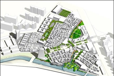 Students' design for urban green space