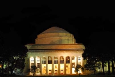 The Great Dome of Building 10 will once again be lit at night, thanks to an anonymous donor's gift of a high-efficiency lighting scheme and a state grant for a new solar array.
