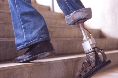 The robotic ankle is one of six MIT inventions singled out by Time magazine in its annual survey of the world's most promising visions of the future. MIT Media Lab Professor Hugh Herr and his team of researchers developed the world's first such ankle, an important advance for lower-limb amputees. <a onclick="MM_openBrWindow('time-ankle-enlarged.html','','width=509, height=583')">
<span onmouseove...