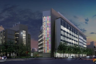 An artist's rendering of the Koch Institute at dusk. <a onclick="MM_openBrWindow('cancer-grnd-1-enlarged.html','','width=509, height=583')">
<span onmouseover="this.className='cursorChange';">Open image gallery</span>
</a>
<noscript> <a href="cancer-grnd-1-enlarged.html">
<em>(no JavaScript)</em>
</a>
</noscript>