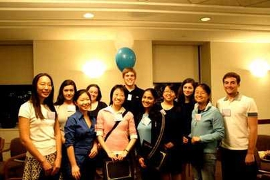 Department of Biology award winners, from left to right, Grace Lee, Nimisha Schneider, Jaclyn Ho, Samantha Burke, Shuo Han, Tristan Kooistra, Amudha Panneerselvam, Jocelyn Chin, Adelaide Fuller, Sunny Lou, and Ryan Flynn. Â 
