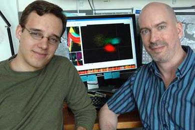 Picower Institute postdoctoral associate Timothy J. Buschman, left, and Picower Professor of Neuroscience Earl Miller.