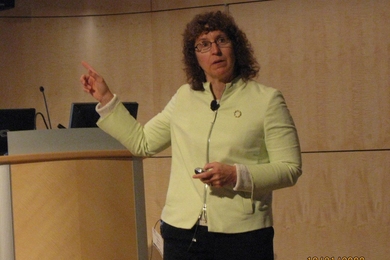 Dr. Sharon Nunes, IBM’s Vice President for Big Green Innovation, discussed smart systems for planetary water management at the 2009 MIT Conference on Systems Thinking for Contemporary Challenges.