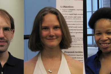 The 2010 Xerox-MIT Fellows are, left to right: Rhonda Jordan, Greg Little, Amy Mueller, Melissa Smith, and Biliana Kaneva. 