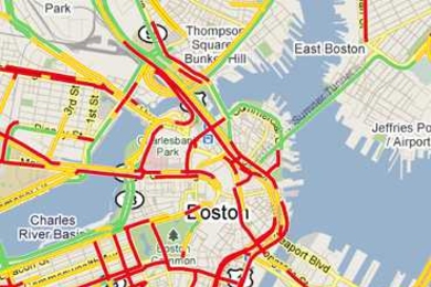 Google Maps currently provides data about traffic conditions, labeling congested routes in red and open ones in green. But those data would be much more accurate and timely if cars themselves acted as sensors. 