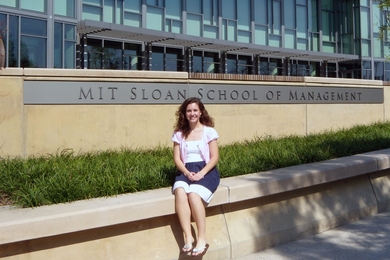 MIT Sloan School of Management sophomore Amanda David