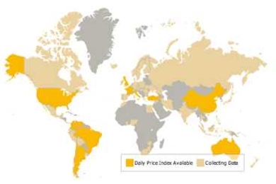 Snapshot of data gathered by the Billion Price Project.