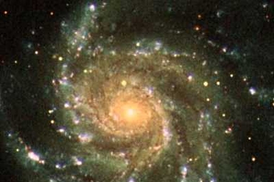 Galaxy in space