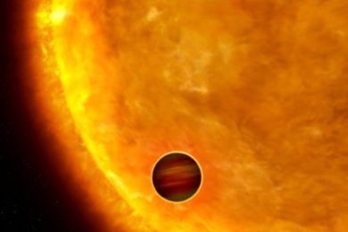A transiting planet obscures just a tiny fraction of the light from its parent star, allowing astronomers to detect its presence.
