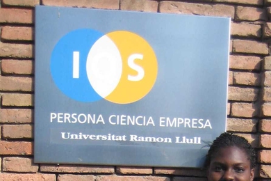 Cecilia Louis's research on flow patterns in artificial arteries is taking place at Institut Quimic de Sarria.