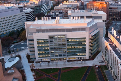 The David H. Koch Institute for Integrative Cancer Research building was official dedicated on March 4. The building houses engineers and life scientists under one roof.