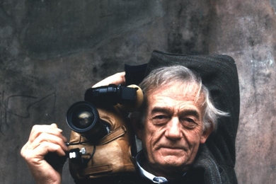 Richard Leacock (1921-2011), a pioneering filmmaker and professor at MIT.