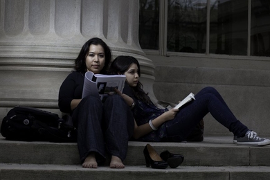 Noramay Cadena, left, with her daughter, Chassitty.