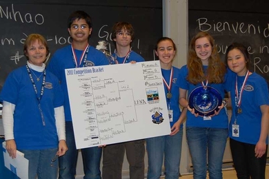 Blue Lobster Bowl 2011 champions from Lexington High School.