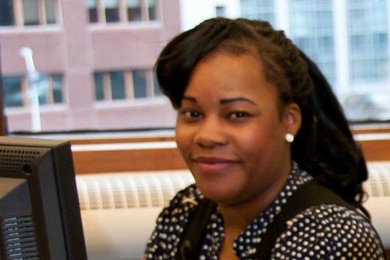 OB/GYN nurse coordinator Nicole Napier M.S.M., B.S.N., R.N. came up with the referral-tracking system that became the model for MIT Medical’s new central referral office. 