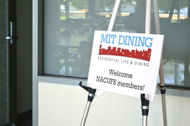 MIT Dining welcomed 100-plus visiting NACUFS members to MIT's campus on July 10 as visitors toured both retail and house dining locations.