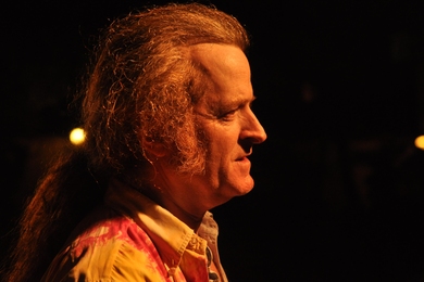Musician and instrument designer Mark Stewart. 
