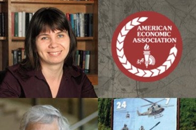 Anna Mikusheva, Castle Krob Career Development Assistant Professor of Economics; Roger Petersen, Sloan Professor of Political Science; Stefan Helmreich, Professor of Anthropology
