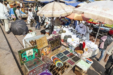 open-air market