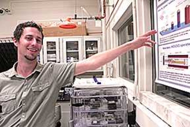 Sam Crawford explains his groundbreaking research into controlling nanowire growth in the Laboratory for Nanophotonics and Electronics at MIT.