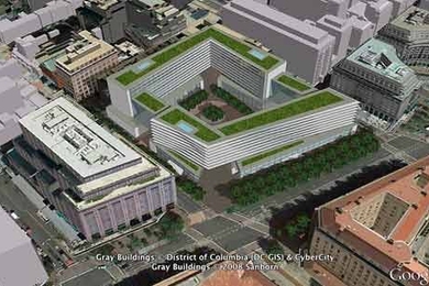 The MIT team’s proposal was deemed perhaps the most accessible, with wide pedestrian entrances to the site on all sides and the greatest number of shopping opportunities, as well as a 30,000-square-foot museum on FBI history. 