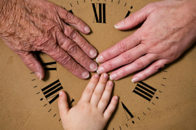 Aging hands