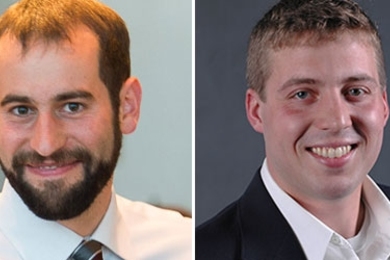 William Boyd (left) and Andrew Dykhuis