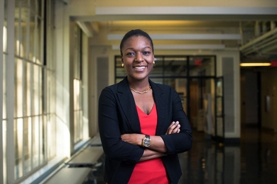 “I think the flexibility of having the opportunity to discover what you're interested in, to pursue these things, and to create a space for yourself where you can feel comfortable was what drove me to MIT,” Larissa Senatus says. 
