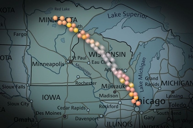 MIT physicists have found that subatomic particles called neutrinos can be in superposition, without individual identities, when traveling hundreds of miles, and not just at quantum, subatomic scales.